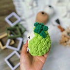 Pineapple Hedgehog Crochet Pattern PDF, Low Sew Amigurumi Pattern