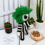 Movie Character Crochet Pattern PDF, Beetle Inspired Amigurumi Doll