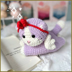 Cute Cat Crochet Pattern PDF, Angel Cat Amigurumi Pattern, Plush Kitty Crochet Tutorial