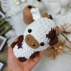 Cow Crochet Pattern PDF, No Sew Highland Cow Amigurumi Tutorial, Cute Plush Cow Crochet Pattern, Digital Download