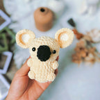 Koala Crochet Pattern PDF, No Sew Amigurumi Koala Tutorial, Easy Plush Animal Pattern,