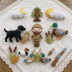 Felt Duck Hunting Baby Mobile, Nursery Decor