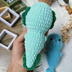 Axolotl No Sew Crochet Pattern PDF, Cute Axolotl Amigurumi Tutorial, Easy Plush Animal Pattern