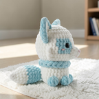 Snow Blue Cat Crochet Pattern, Cute Amigurumi Cat, Crochet Animal Pattern