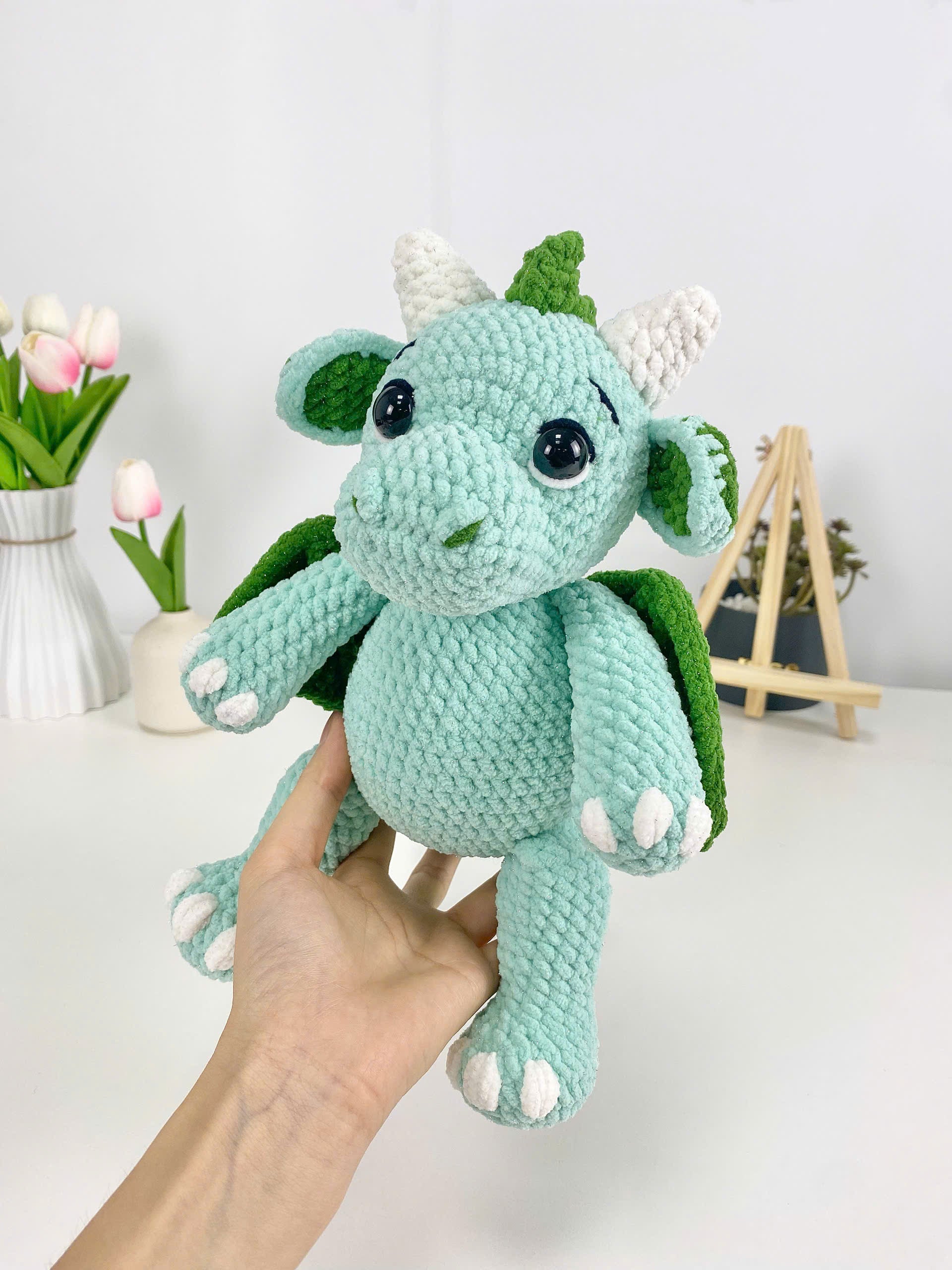 Amigurumi Dragon Crochet Pattern: Beginner-Friendly Plush Toy (PDF Pattern)