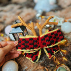 Reindeer Bow Crochet Pattern PDF, Christmas Bow Amigurumi Tutorial, Deer Antler Hair Bow Digital Download