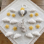 Crochet Elephant Baby Mobile