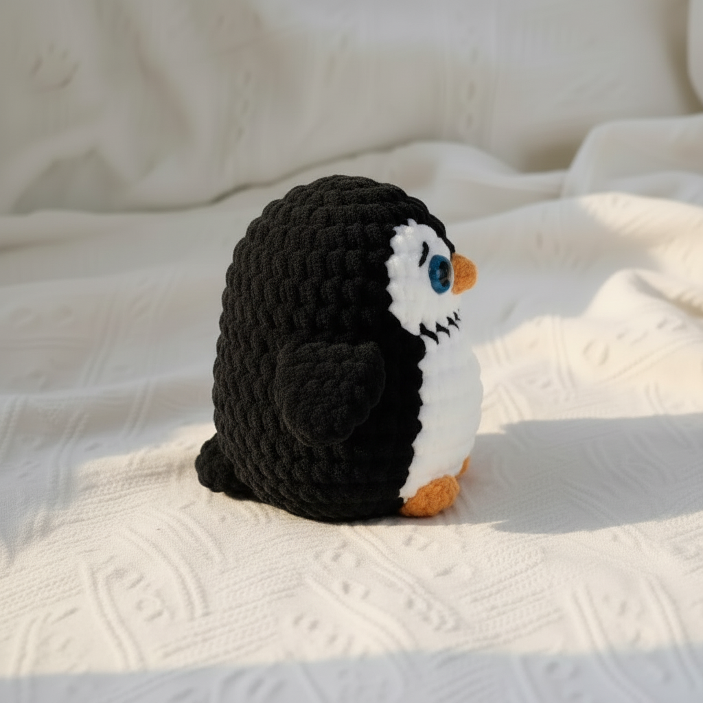 Cute Penguin Crochet Pattern Bundle, Amigurumi Penguin Plush Set (3 Sizes)