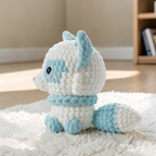 Snow Blue Cat Crochet Pattern, Cute Amigurumi Cat, Crochet Animal Pattern