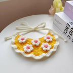 Crochet Cat Collar Pattern PDF, Sunny Daisy Pet Bib Tutorial, Cute Floral Cat Accessory DIY Gift