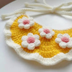 Crochet Cat Collar Pattern PDF, Sunny Daisy Pet Bib Tutorial, Cute Floral Cat Accessory DIY Gift