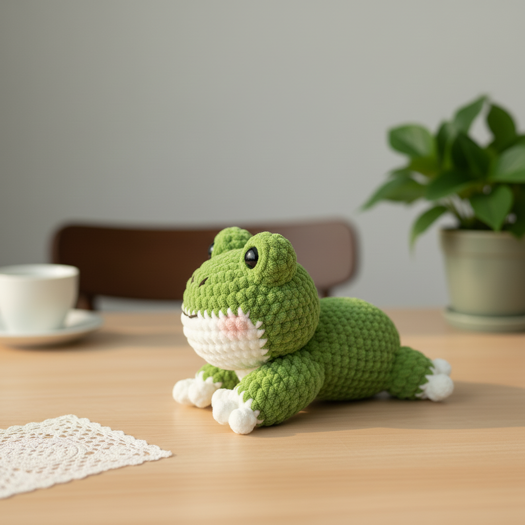 Frog Crochet Pattern, Amigurumi Frog Pattern, Cute Frog Plush Crochet