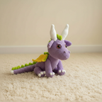 Dragon Crochet Pattern PDF, Fantasy Amigurumi Dragon, Plush Dragon Toy