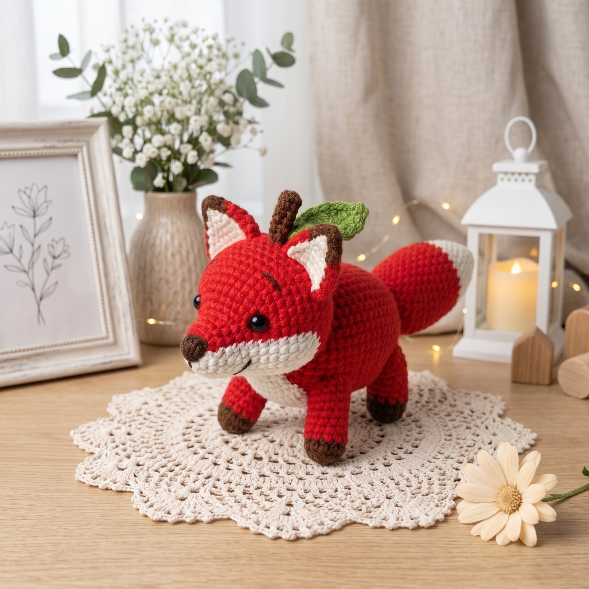 Fruit Animal Crochet Pattern Bundle – Fox, Sloth, Hippo & Crocodile Amigurumi PDF