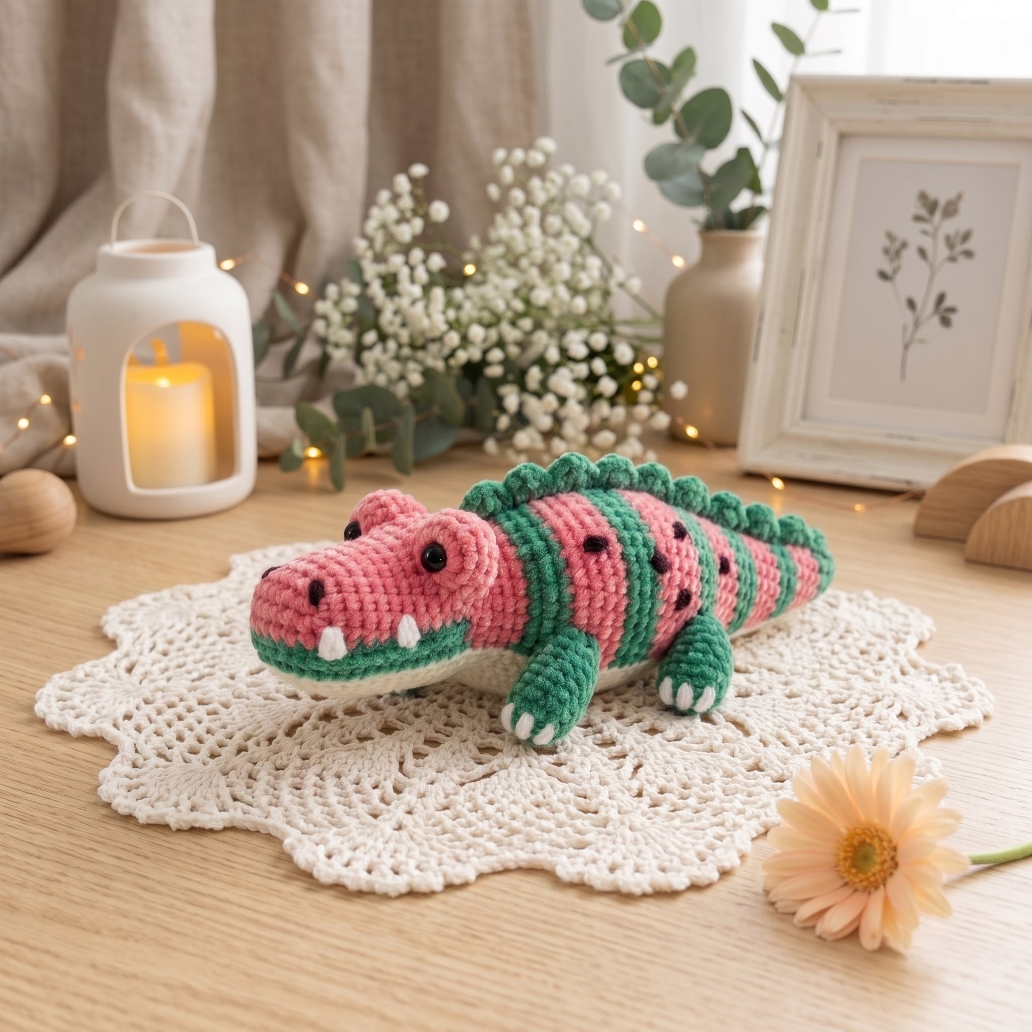 Fruit Animal Crochet Pattern Bundle – Fox, Sloth, Hippo & Crocodile Amigurumi PDF