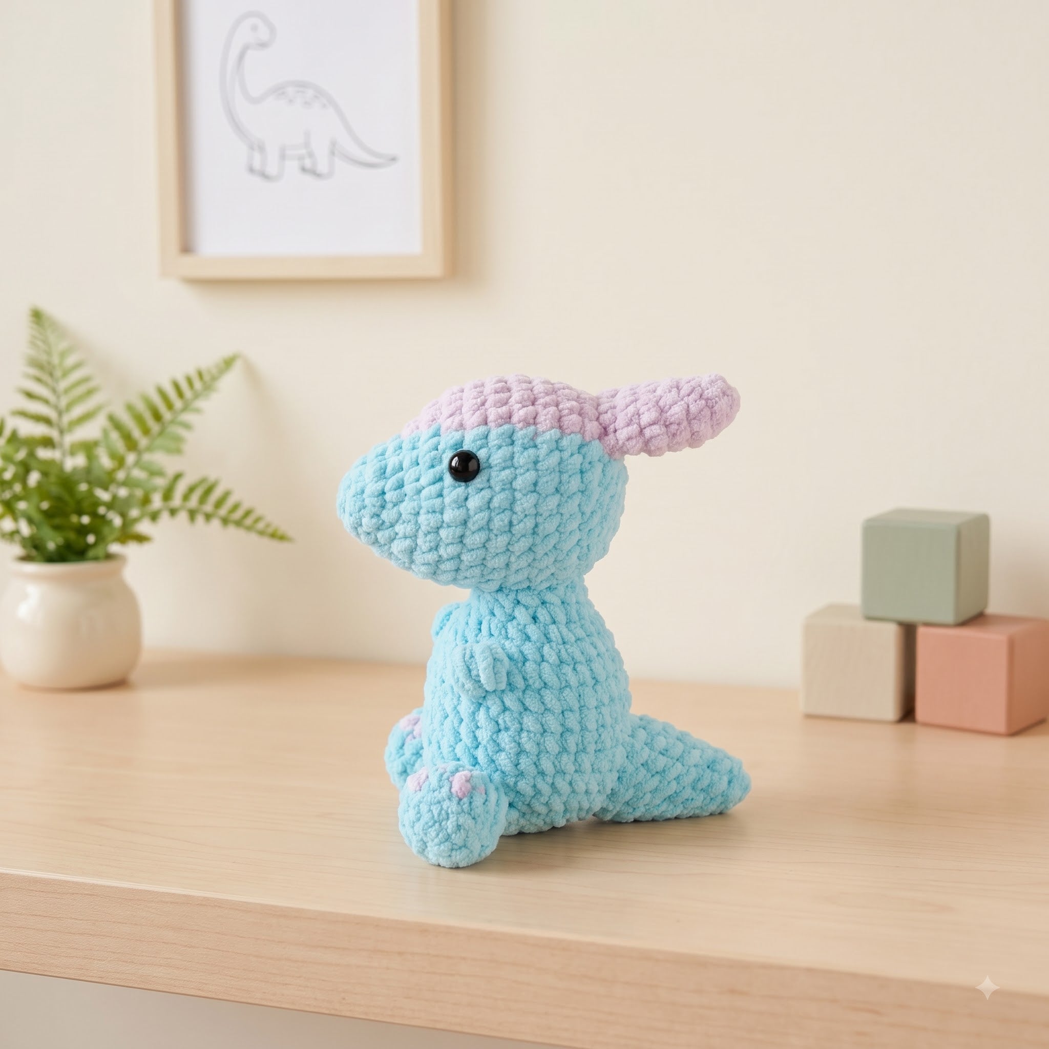 No-Sew Dinosaur Crochet Pattern Bundle PDF, Cute Dino Amigurumi Plush Patterns