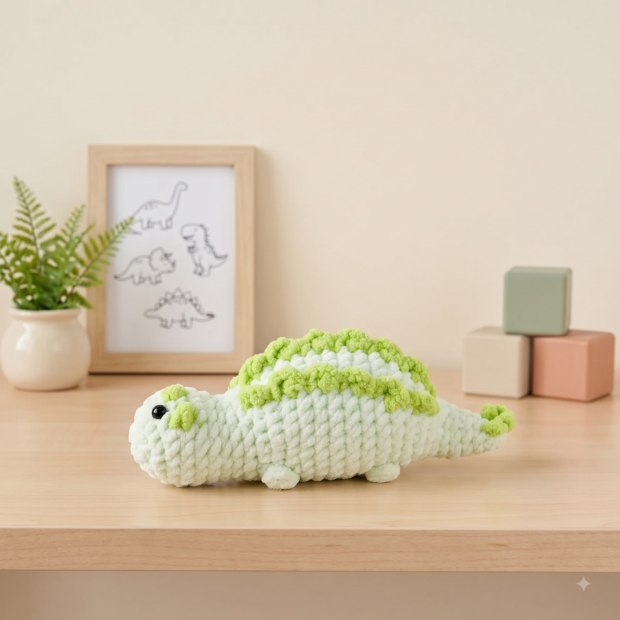 No-Sew Dinosaur Crochet Pattern Bundle PDF, Cute Dino Amigurumi Plush Patterns
