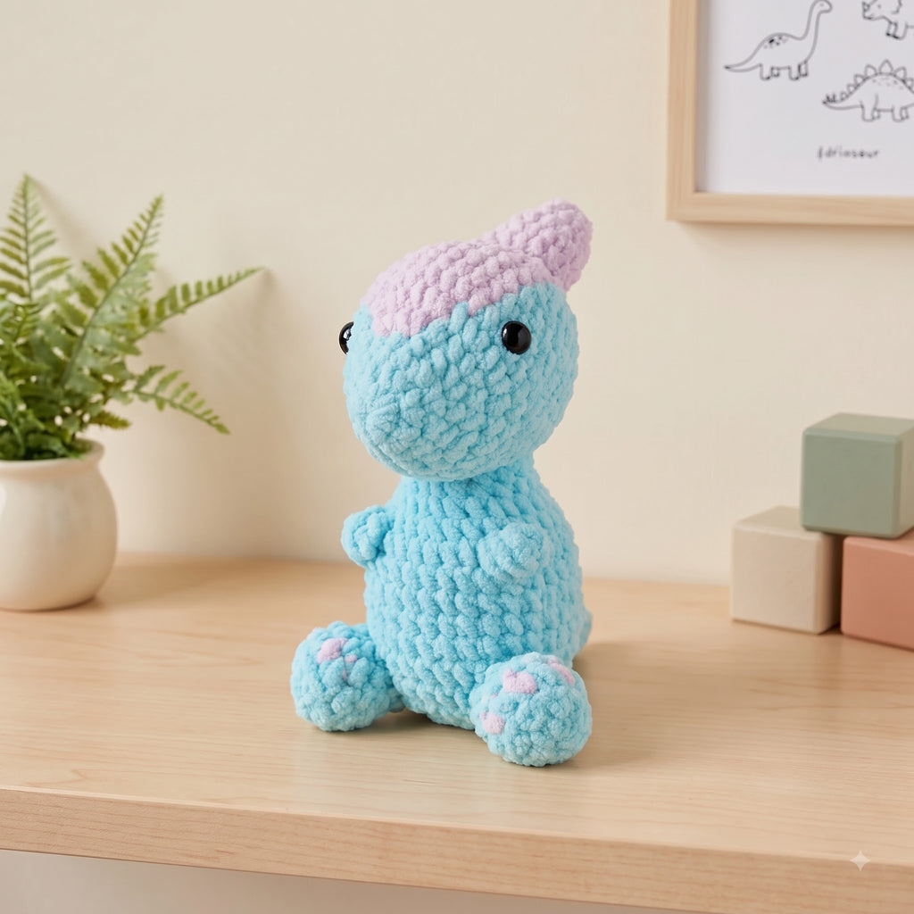 No-Sew Dinosaur Crochet Pattern Bundle PDF, Cute Dino Amigurumi Plush Patterns