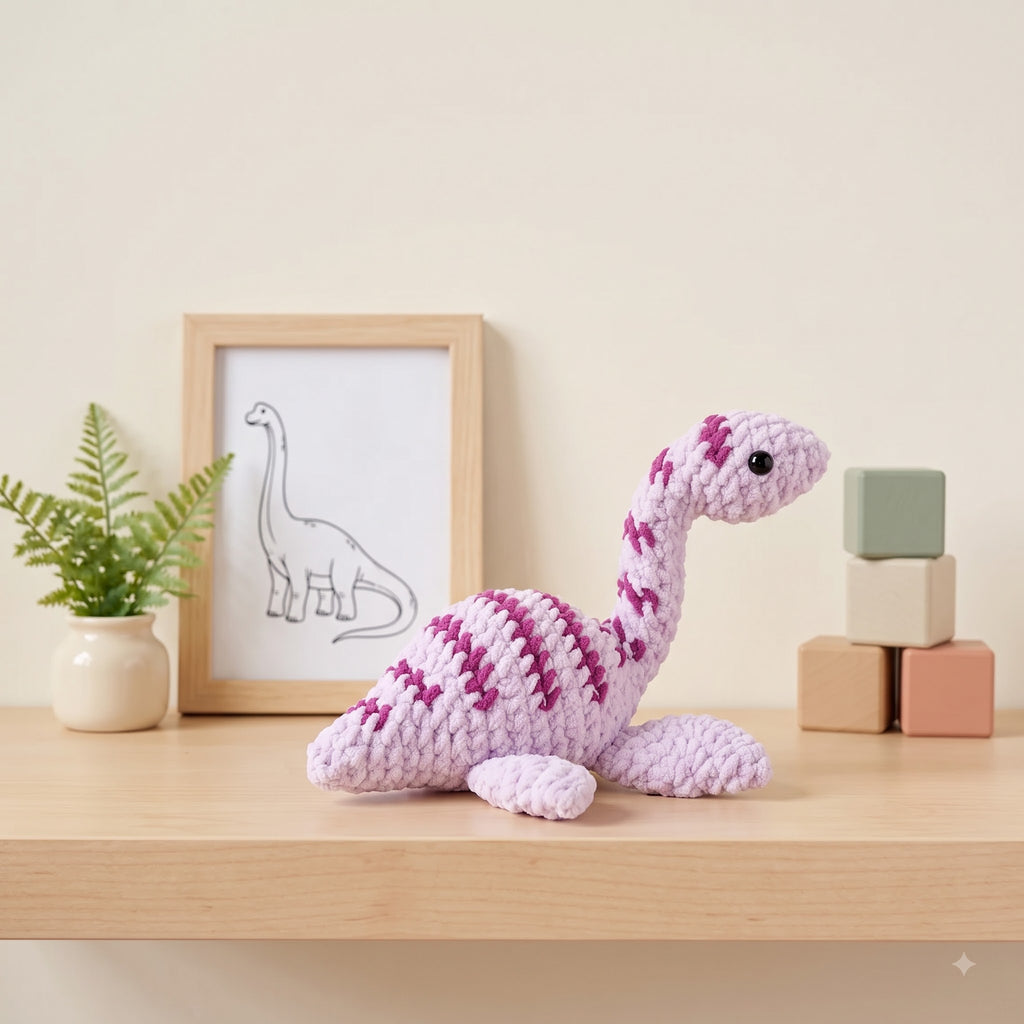 No-Sew Dinosaur Crochet Pattern Bundle PDF, Cute Dino Amigurumi Plush Patterns