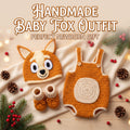 Adorable Crochet Puppy Baby Outfit, Handmade Brown Dog Romper Hat & Booties Set, Newborn Photo Prop, Baby Shower Gift