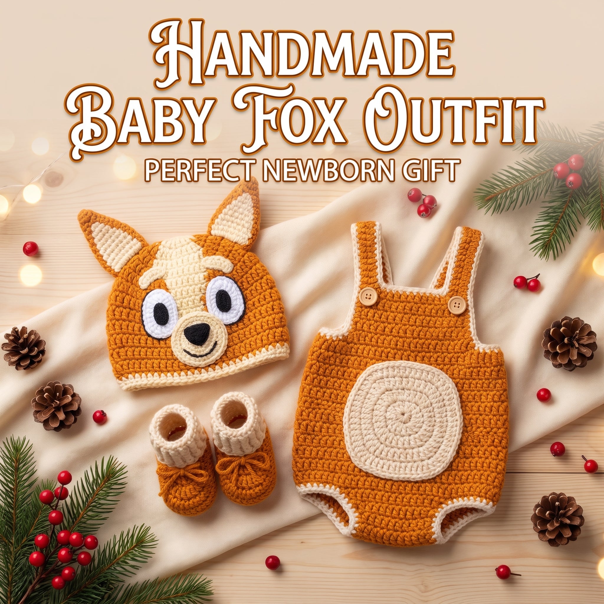 Adorable Crochet Puppy Baby Outfit, Handmade Brown Dog Romper Hat & Booties Set, Newborn Photo Prop, Baby Shower Gift