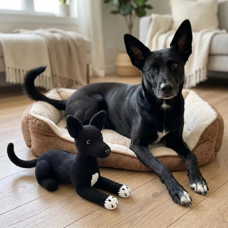 Custom Crochet Pet From Photo - Personalized Dog or Cat Amigurumi Plush Gift