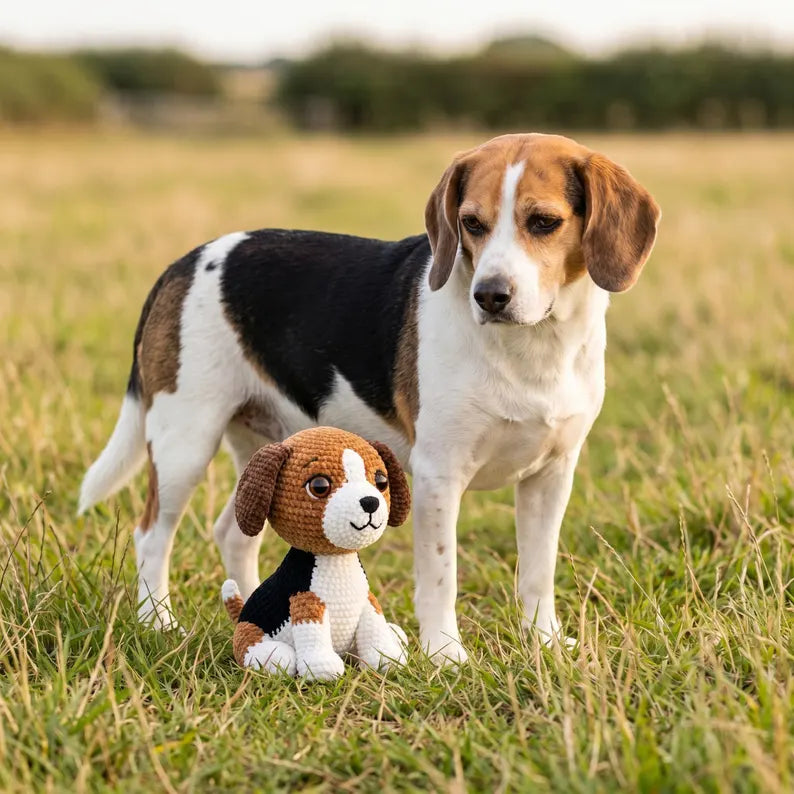 Custom Crochet Pet From Photo - Personalized Dog or Cat Amigurumi Plush Gift