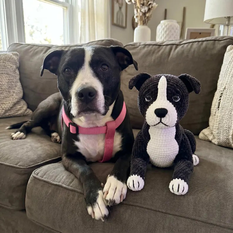 Custom Crochet Pet From Photo - Personalized Dog or Cat Amigurumi Plush Gift