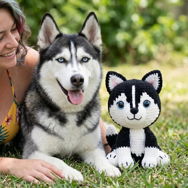 Custom Crochet Pet From Photo - Personalized Dog or Cat Amigurumi Plush Gift
