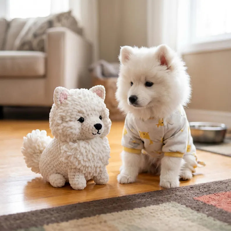 Custom Crochet Pet From Photo - Personalized Dog or Cat Amigurumi Plush Gift