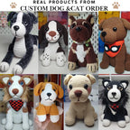 Custom Crochet Pet From Photo - Personalized Dog or Cat Amigurumi Plush Gift