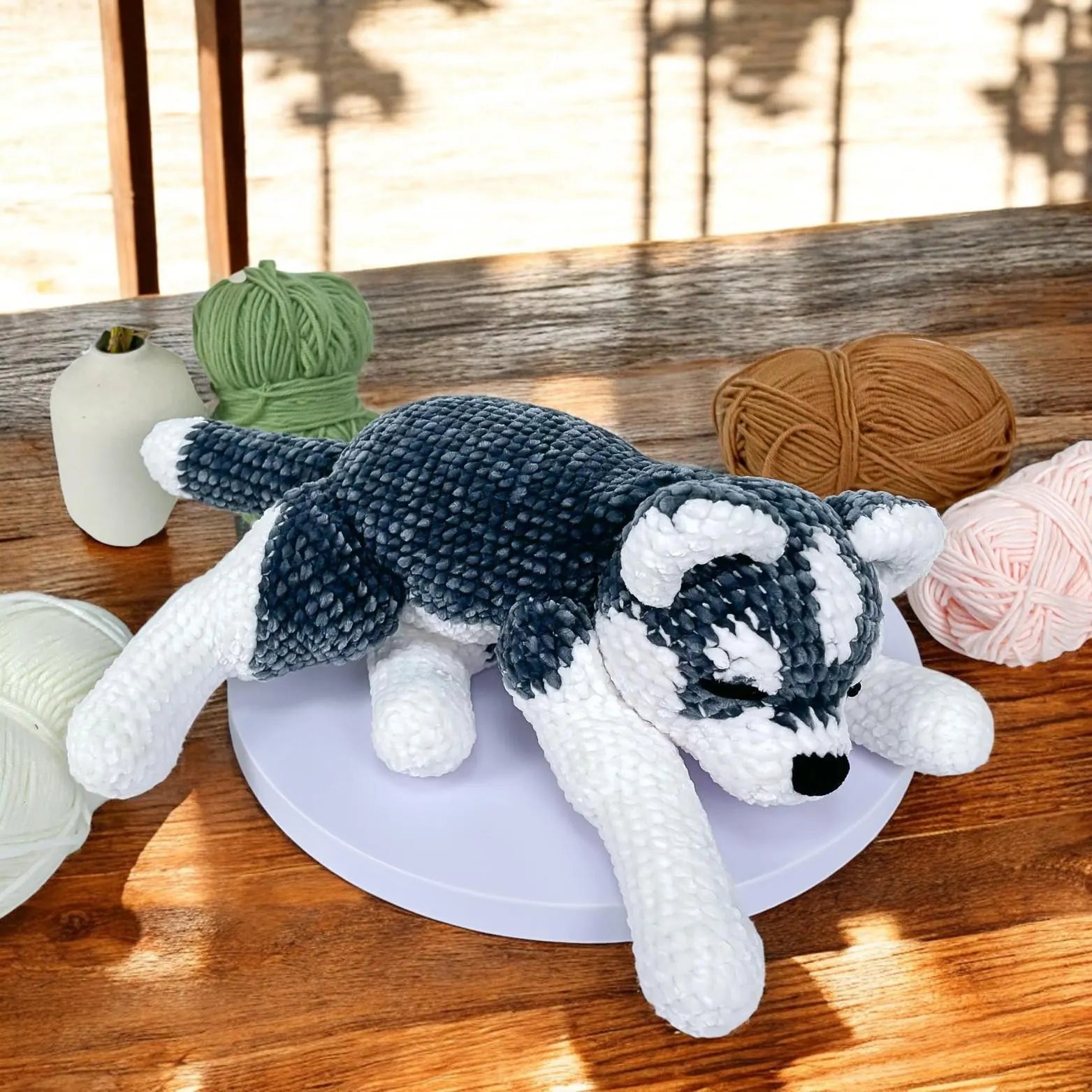 Husky Amigurumi Crochet Pattern – Beginner Friendly (Digital Download)