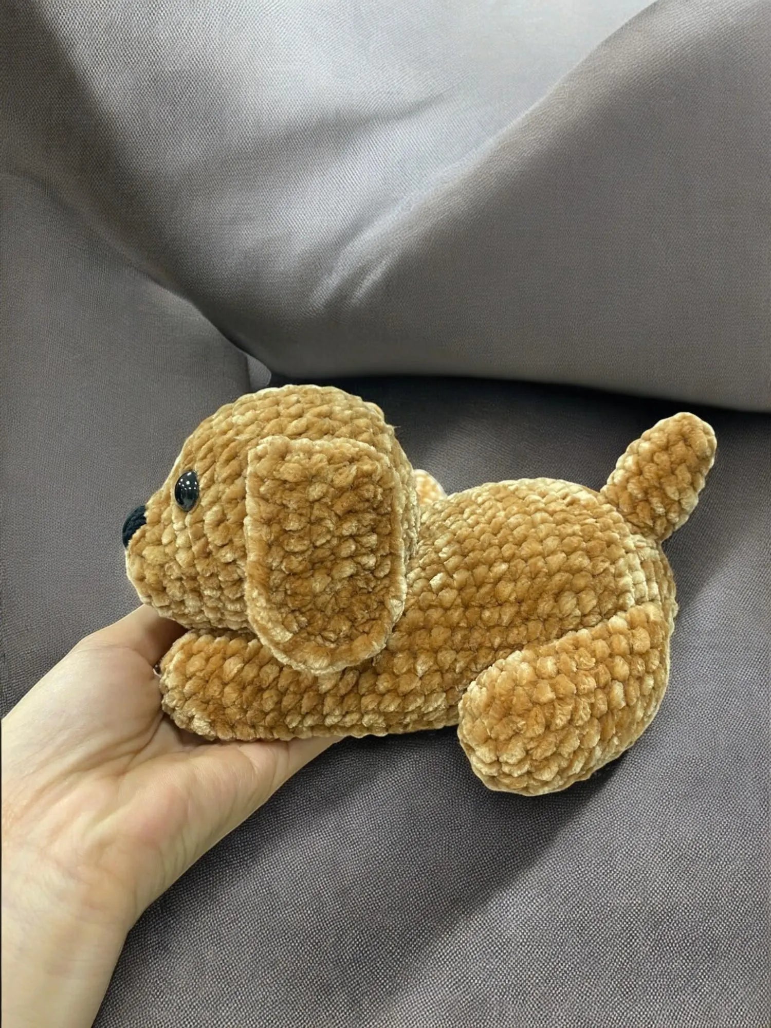 Golden Retriever Crochet Pattern: Velvet Puppy Amigurumi (PDF)