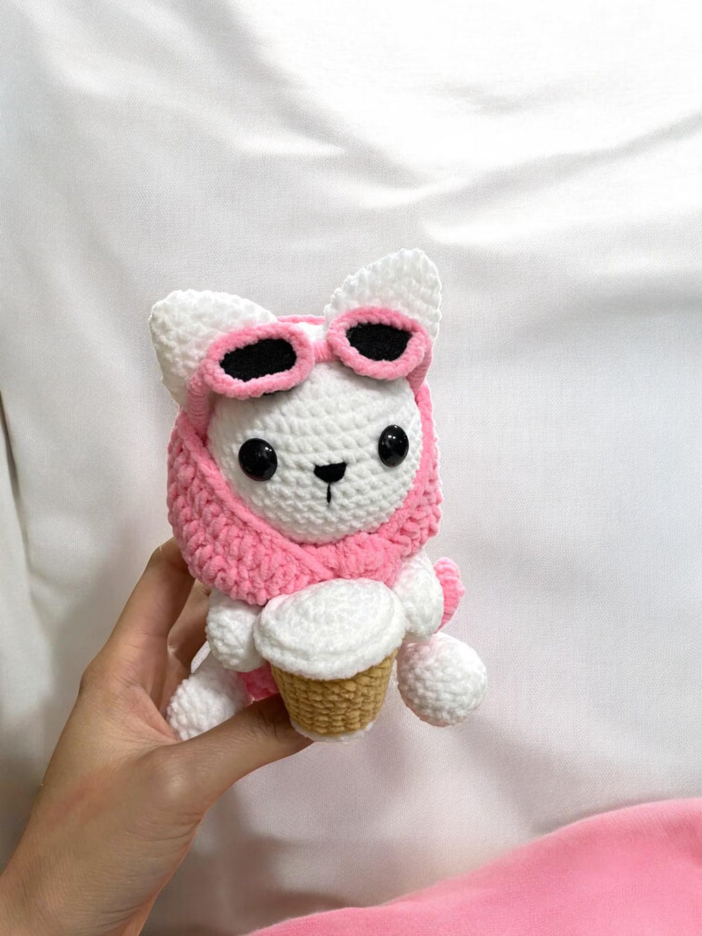 Chill Cat Amigurumi Crochet Pattern: Relaxed Plushie (PDF)