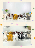 Dog Snuggler Crochet Pattern PDF Bundle: Amigurumi Plush Toy Set (Digital File)