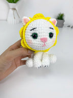Sunflower Cat Crochet Pattern: Amigurumi Cosplay Doll (PDF Pattern)
