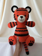 Tiger Amigurumi Crochet Pattern, Beginner-Friendly Stuffed Animal (PDF Download)