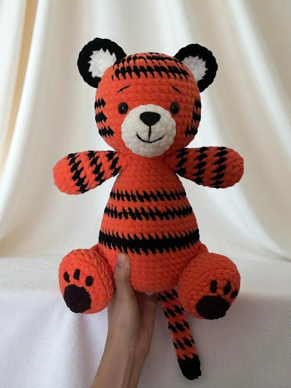 Tiger Amigurumi Crochet Pattern, Beginner-Friendly Stuffed Animal (PDF Download)
