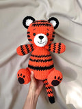 Tiger Amigurumi Crochet Pattern, Beginner-Friendly Stuffed Animal (PDF Download)