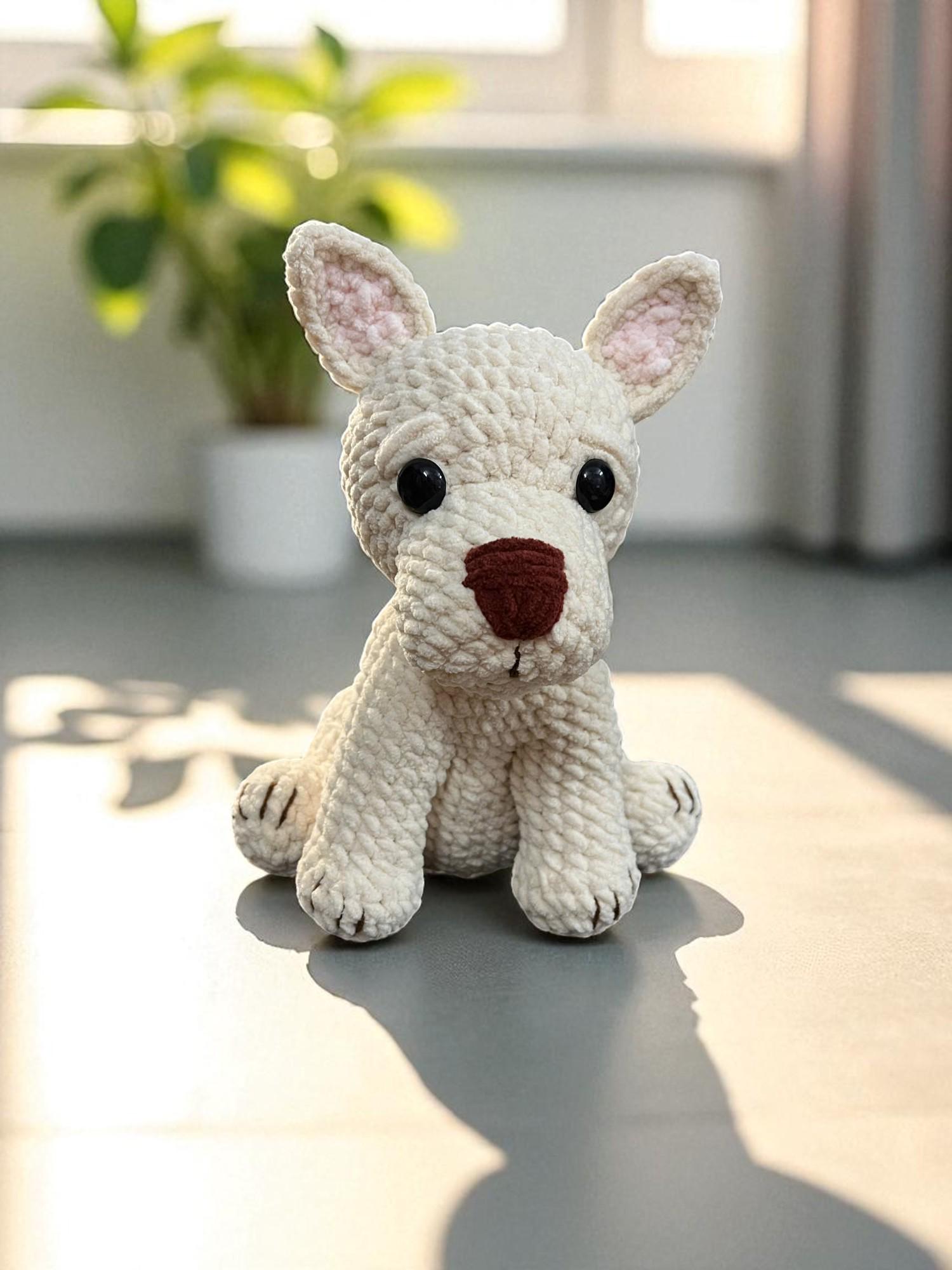Crochet Dog Pattern PDF: Amigurumi Doggie, Beginner Friendly