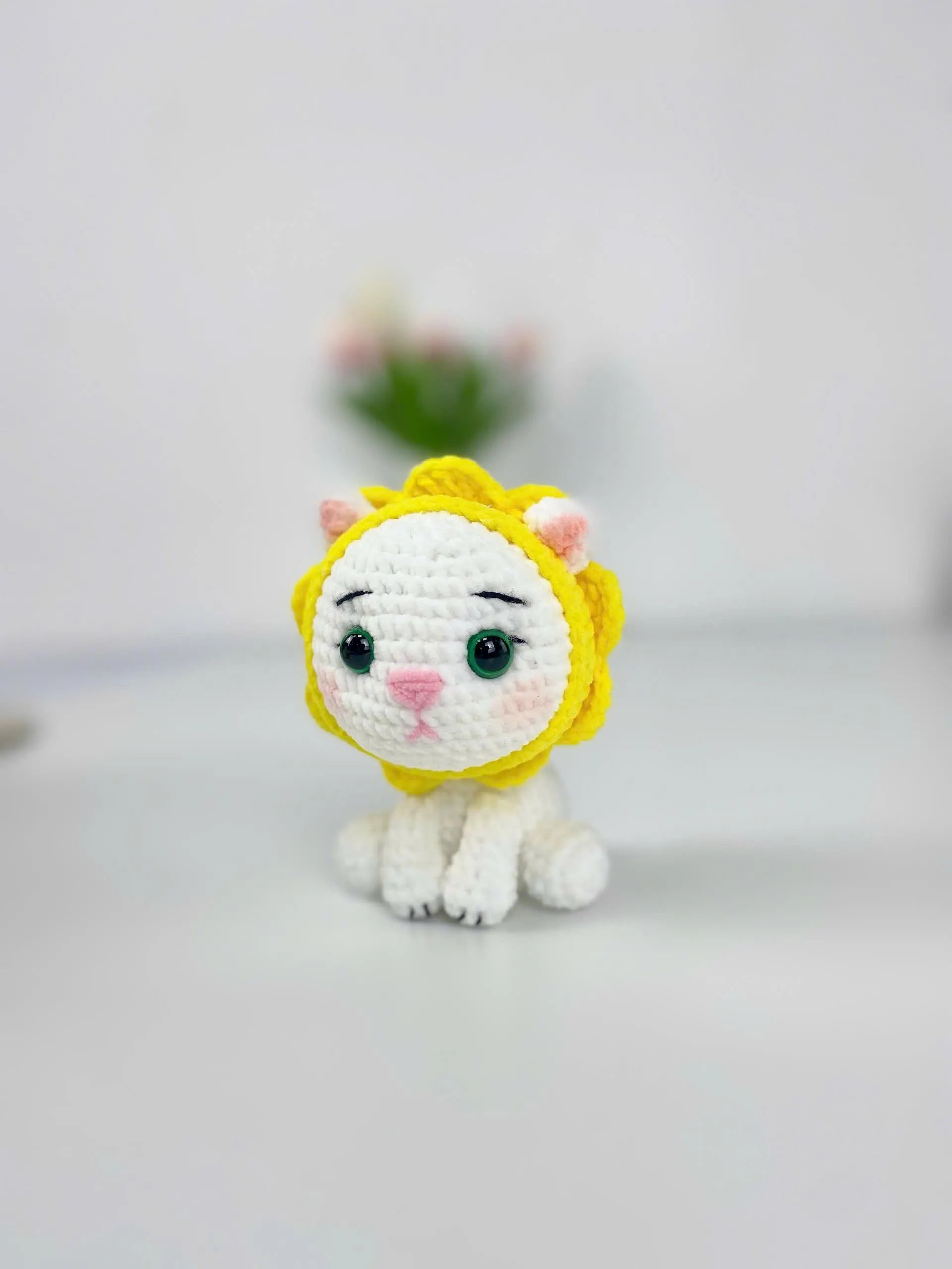 Sunflower Cat Crochet Pattern: Amigurumi Cosplay Doll (PDF Pattern)