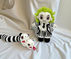 Halloween Crochet Pattern PDF: Striped Suit Doll, Creepy Amigurumi (30cm)
