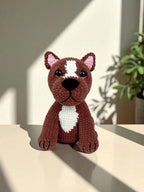 Crochet Pitbull Pattern: Amigurumi Dog DIY Tutorial (PDF Pattern)