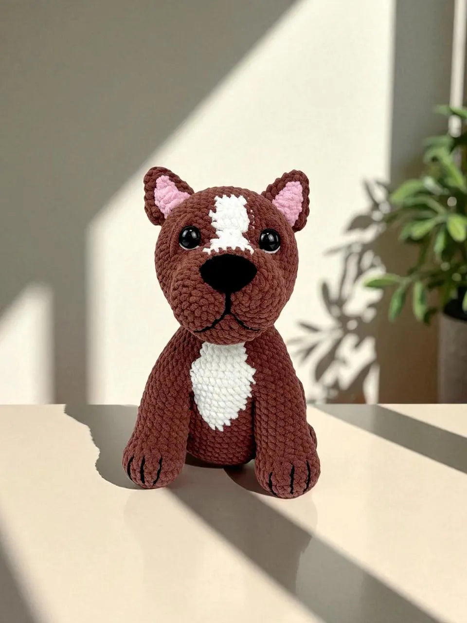 Crochet Pitbull Pattern: Amigurumi Dog DIY Tutorial (PDF Pattern)