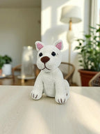 Amigurumi Crochet Dog Pattern Bundle: White Pitbull (PDF Pattern) Beginner Friendly