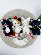 Amigurumi Christmas Cat Crochet Pattern Bundle, Holiday Decor (PDF Download)