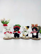 Amigurumi Christmas Cat Crochet Pattern Bundle, Holiday Decor (PDF Download)