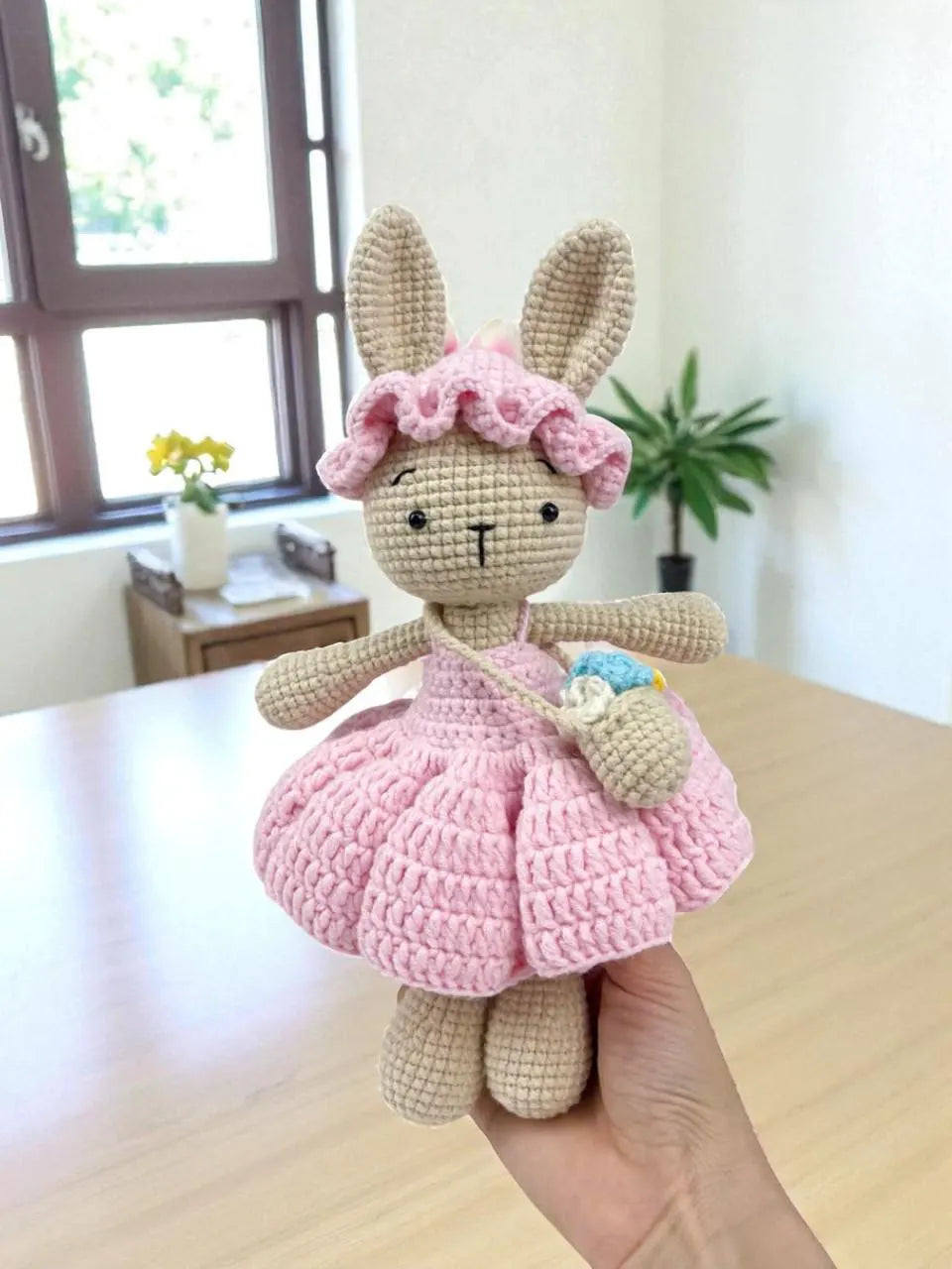 Flared Dress Crochet Bunny Pattern – Amigurumi Toy PDF