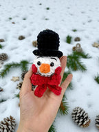 Holiday Crochet Keychain Patterns – Santa, Reindeer, Snowman, Elf (PDF Pattern)