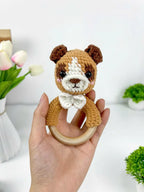 Crochet Animal Rattle Pattern – Dog, Wolf, Frog Amigurumi (PDF Download)